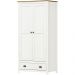 Armario 2 PT Sapateira 3 GV Madeira Maciça Branco Freijo Milani Store