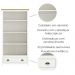 Armario 2 Pt 1 Gv Madeira Maciça 91 cm 9103 Branco Freijo Milani Store