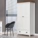 Armario 2 Pt 1 Gv Madeira Maciça 91 cm 9103 Branco Freijo Milani Store