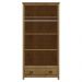 Armario 2 Pt 1 Gv Madeira Maciça 91 cm 9103 Freijo Milani Store