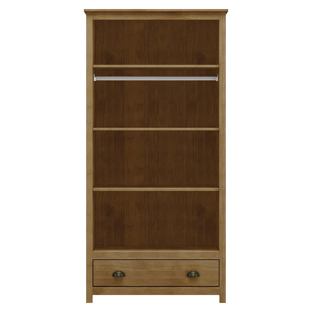 Armario 2 Pt 1 Gv Madeira Maciça 91 cm 9103 Freijo Milani Store