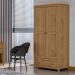 Armario 2 Pt 1 Gv Madeira Maciça 91 cm 9103 Freijo Milani Store