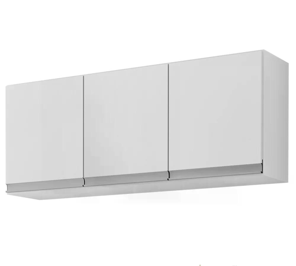 Armario Aereo 120 Cm 3 Portas Andreia Branco REAJL Moveis