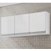 Armario Aereo 120 Cm 3 Portas Andreia Branco REAJL Moveis