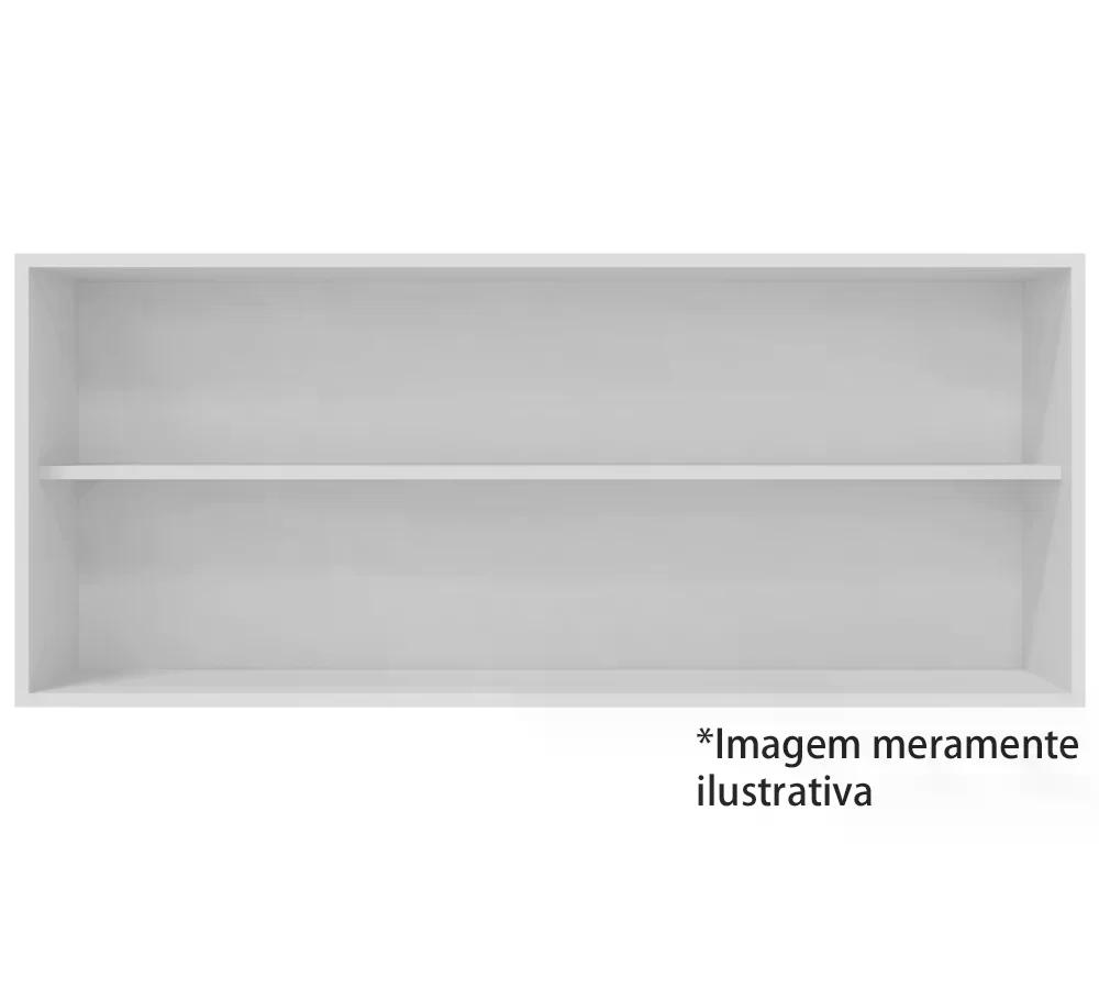 Armario Aereo 120 Cm 3 Portas Andreia Preto REAJL Moveis