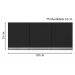 Armario Aereo 120 Cm 3 Portas Andreia Preto REAJL Moveis