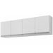 Armario Aereo 160 Cm 4 Portas Andreia Branco REAJL Moveis