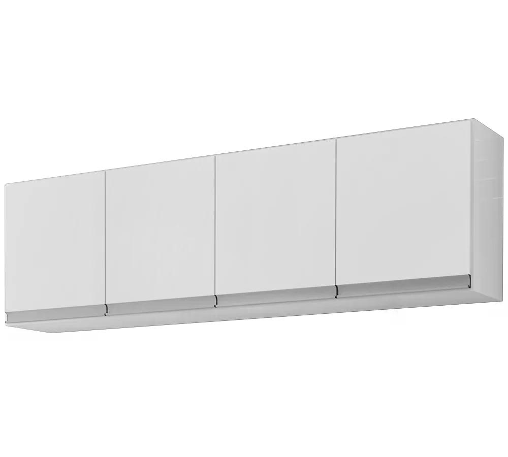 Armario Aereo 160 Cm 4 Portas Andreia Branco REAJL Moveis