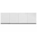 Armario Aereo 160 Cm 4 Portas Andreia Branco REAJL Moveis