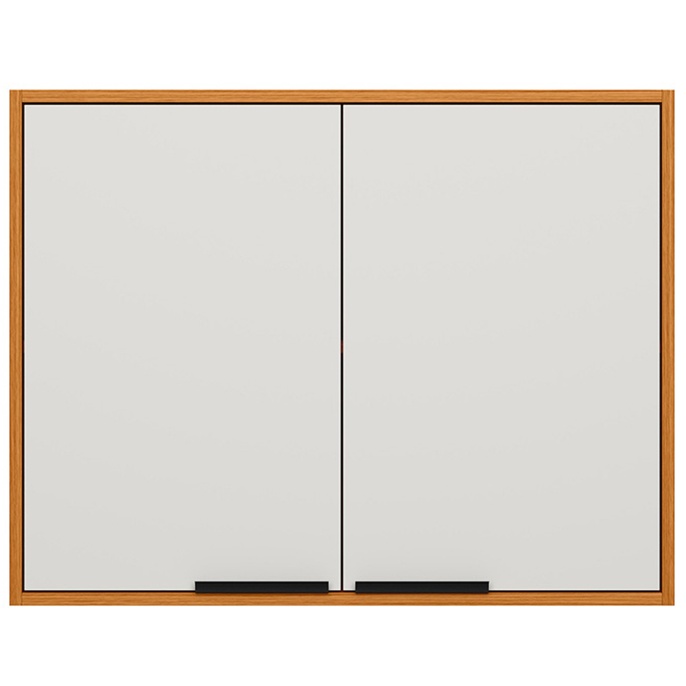 Armario Aereo 2 Portas 80 cm 12638 Raven Freijo Off White PLN