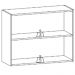 Armario Aereo 2 Portas 80 cm 12638 Raven Freijo Off White PLN