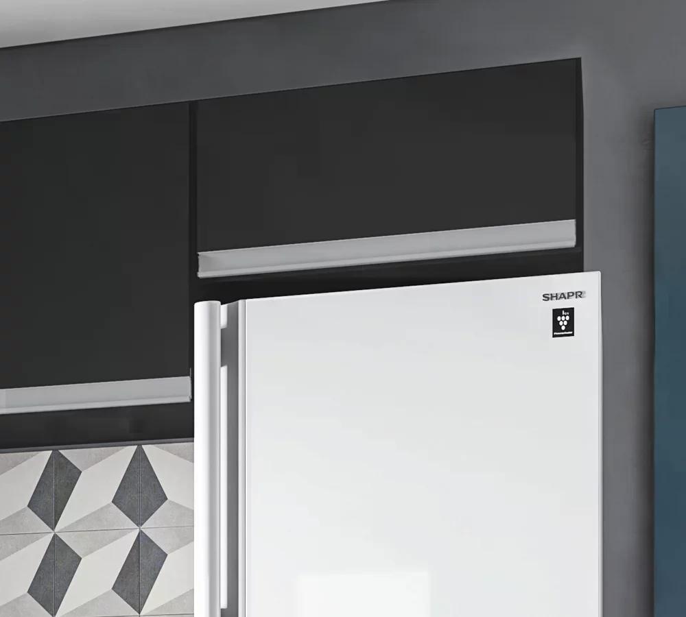 Armario Aereo Basculante 60 Cm Andreia Preto REAJL Moveis