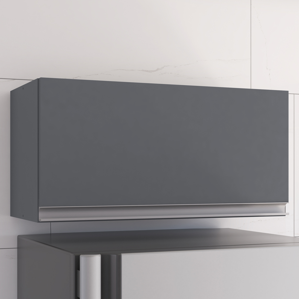 Armario Aereo Basculante 60 cm Andreia Cinza REAJL