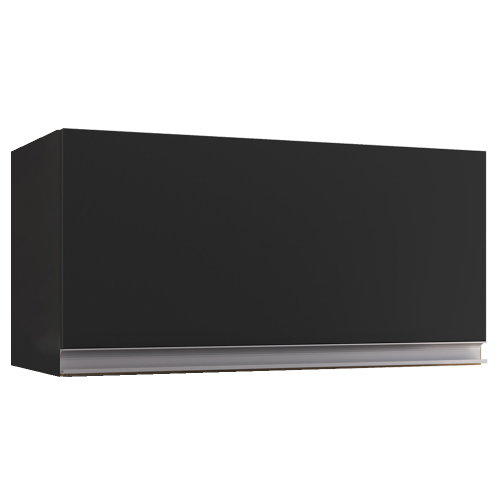 Armario Aereo Basculante 60cm Andreia Preto REAJL Moveis