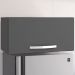 Armario Aereo Basculante 60cm Cinza REAJL Moveis