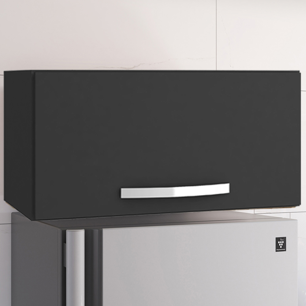 Armario Aereo Basculante 60cm Preto REAJL Moveis
