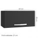 Armario Aereo Basculante 60cm Preto REAJL Moveis