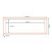 Armario Aereo Basculante MDP 80 cm GLOR AGL01 Branco Neve MXM
