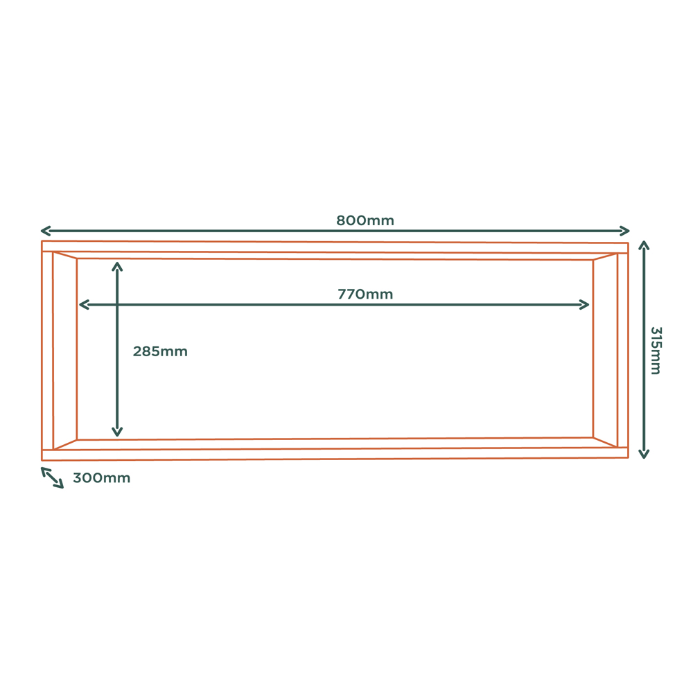 Armario Aereo Basculante MDP 80 cm GLOR AGL01 Branco Neve MXM