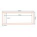 Armario Aereo Basculante MDP 80 cm GLOR AGL01 Castanho MXM