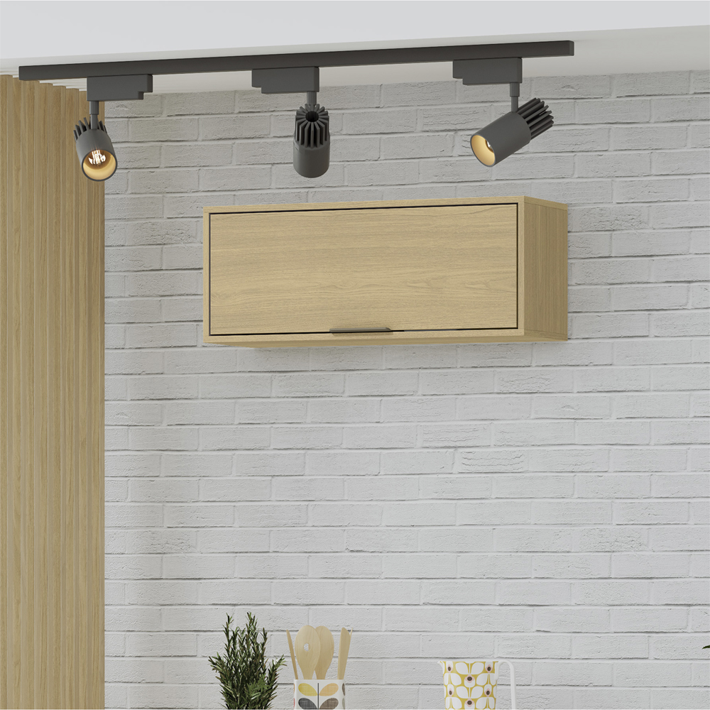 Armario Aereo Basculante MDP 80 cm GLOR AGL01 Castanho MXM