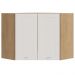 Armario Aereo Canto Obliquo 2 Portas 75 cm CD685 Branco Dtall