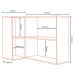 Armario Aereo Canto Reto 98 cm MDP Vera AVE06 Marrocos Off White MXM