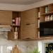 Armario Aereo Canto Reto MDF 98 cm Tosc AT004 Freijo Freijo MXM