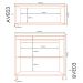 Armario Aereo E Balcao 80 cm Vera ABVE03 Marrocos Off White MXM