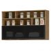 Armario Aereo MDF 120 cm 1 PT Vidro Tosc ATO03 Freijo Freijo MXM