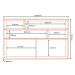 Armario Aereo MDF 120 cm 1 PT Vidro Tosc ATO03 Freijo Freijo MXM