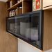 Armario Aereo MDF 120 cm 1 PT Vidro Tosc ATO03 Freijo Freijo MXM