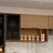 Armario Aereo MDF 120 cm 2 Portas Tosc ATO05 Freijo Freijo MXM