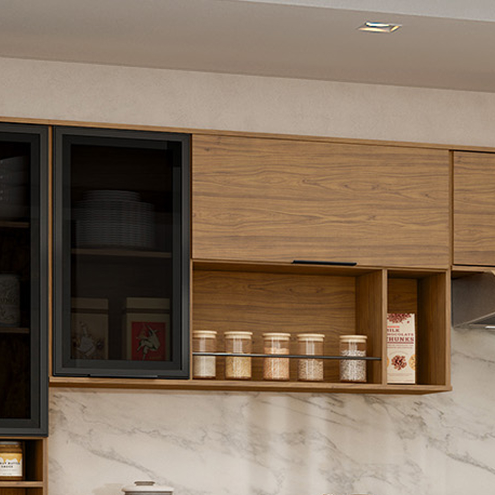 Armario Aereo MDF 120 cm 2 Portas Tosc ATO05 Freijo Freijo MXM