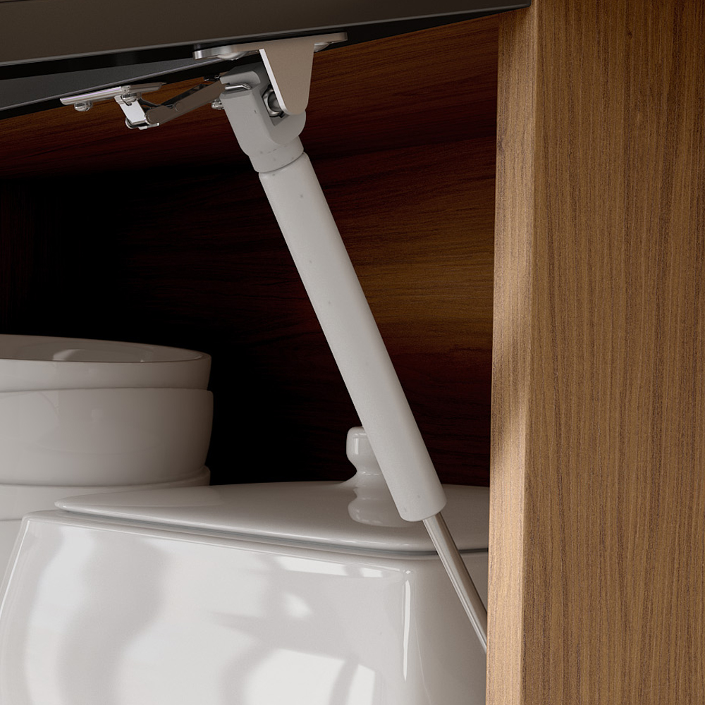 Armario Aereo MDF 120 cm 2 Portas Tosc ATO05 Freijo Freijo MXM