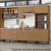 Armario Aereo MDF 40 cm 1 Porta Tosc AT006 Freijo Freijo MXM