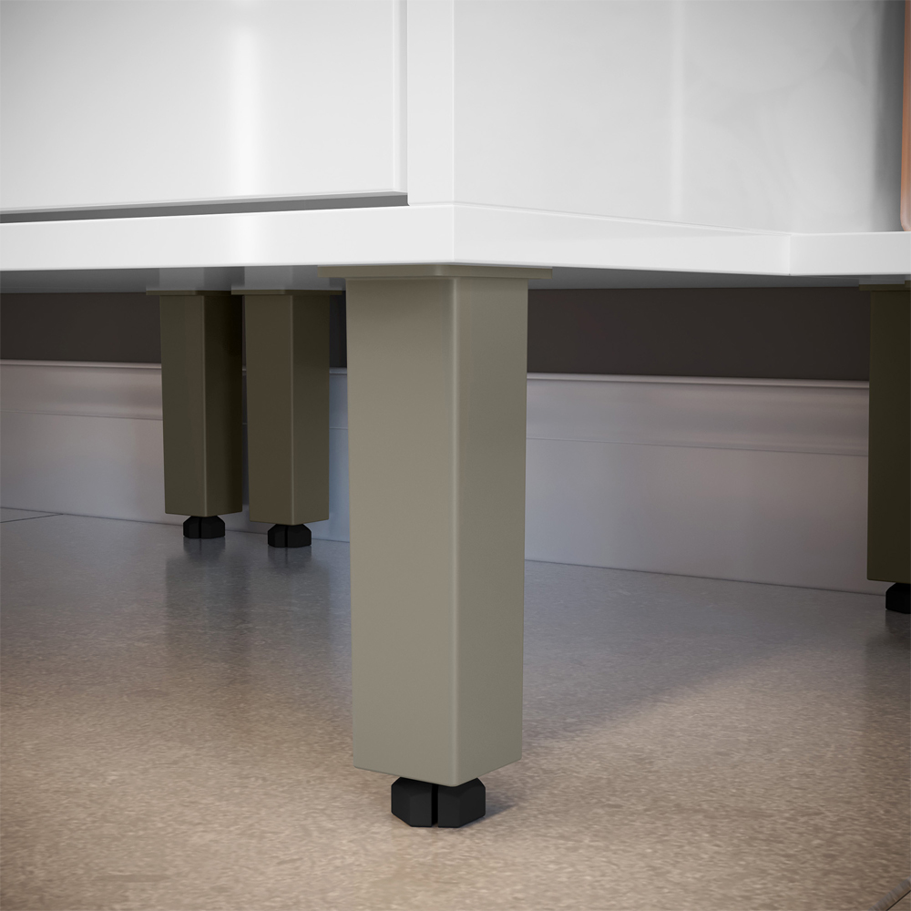 Armario E Balcao Pia 120 cm GLOR ABGL24 Branco Neve MXM