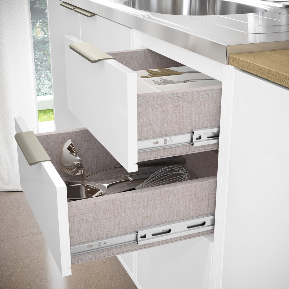 Armario E Balcao Pia 120 cm GLOR ABGL24 Branco Neve MXM