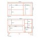 Armario E Balcao Pia 120 cm GLOR ABGL24 Castanho Off White MXM