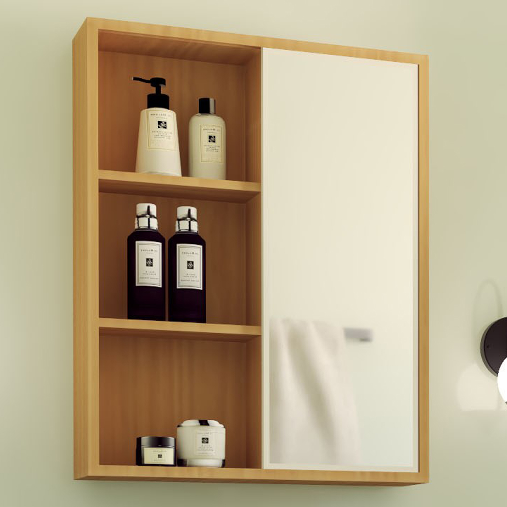 Armario Espelheira 1 Porta Correr 60 cm ES7250 Mell Arenas FAEM