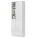 Armario Multiuso 181 cm MDP 2 Portas LIN MU001 Branco MXM
