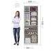 Armario Multiuso 181 cm MDP 2 Portas LIN MU001 Branco MXM