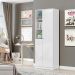 Armario Multiuso 181 cm MDP 2 Portas LIN MU001 Branco MXM