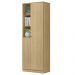 Armario Multiuso 181 cm MDP 2 Portas LIN MU001 Castanho MXM