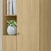 Armario Multiuso 181 cm MDP 2 Portas LIN MU001 Castanho MXM