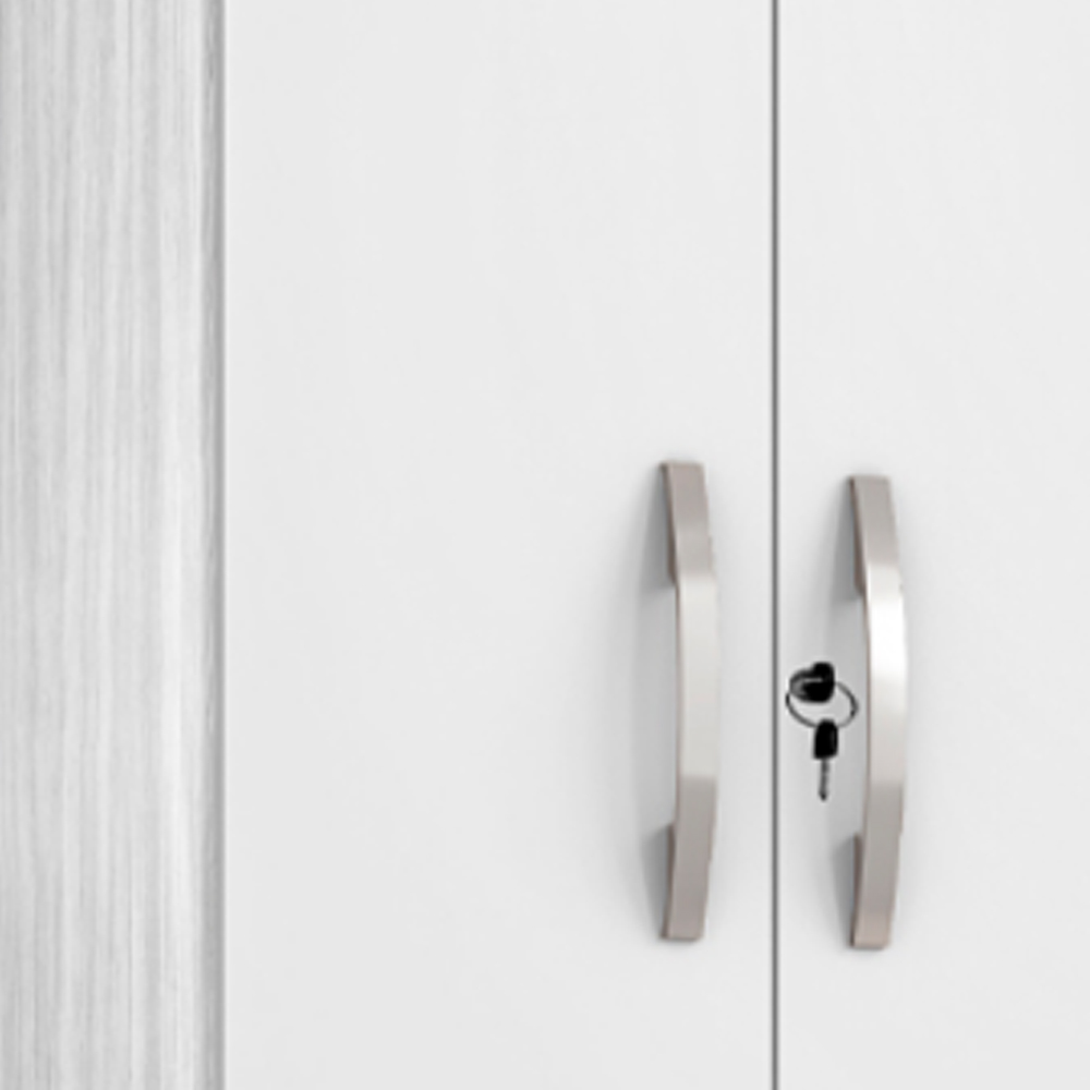 Armario Multiuso 2 Portas 11694 61 cm Branco INCP