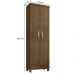 Armario Multiuso 2 Portas 11694 61 cm Malbec INCP
