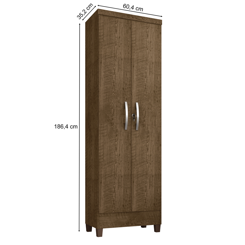 Armario Multiuso 2 Portas 11694 61 cm Malbec INCP