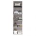 Armario Multiuso 2 Portas 170 cm MDP LARA MU019 Branco Neve MXM
