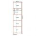 Armario Multiuso 2 Portas 170 cm MDP LARA MU019 Branco Neve MXM